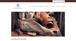 Desktop Screenshot of mchughsshoes.com